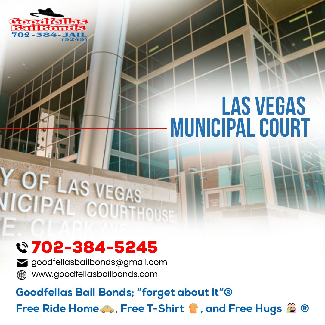 In the heart of vibrant #LasVegas, #GoodfellasBailBondsforgetaboutit® is your trusted ally when legal troubles arise.

☎️ 702-384-5245
📧 goodfellasbailbonds@gmail.com

🌐👉goodfellasbailbonds.com/lv-court/
#LasVegasBailBonds #LasVegasMunicipalCourt #JusticeForAll #LegalSupport