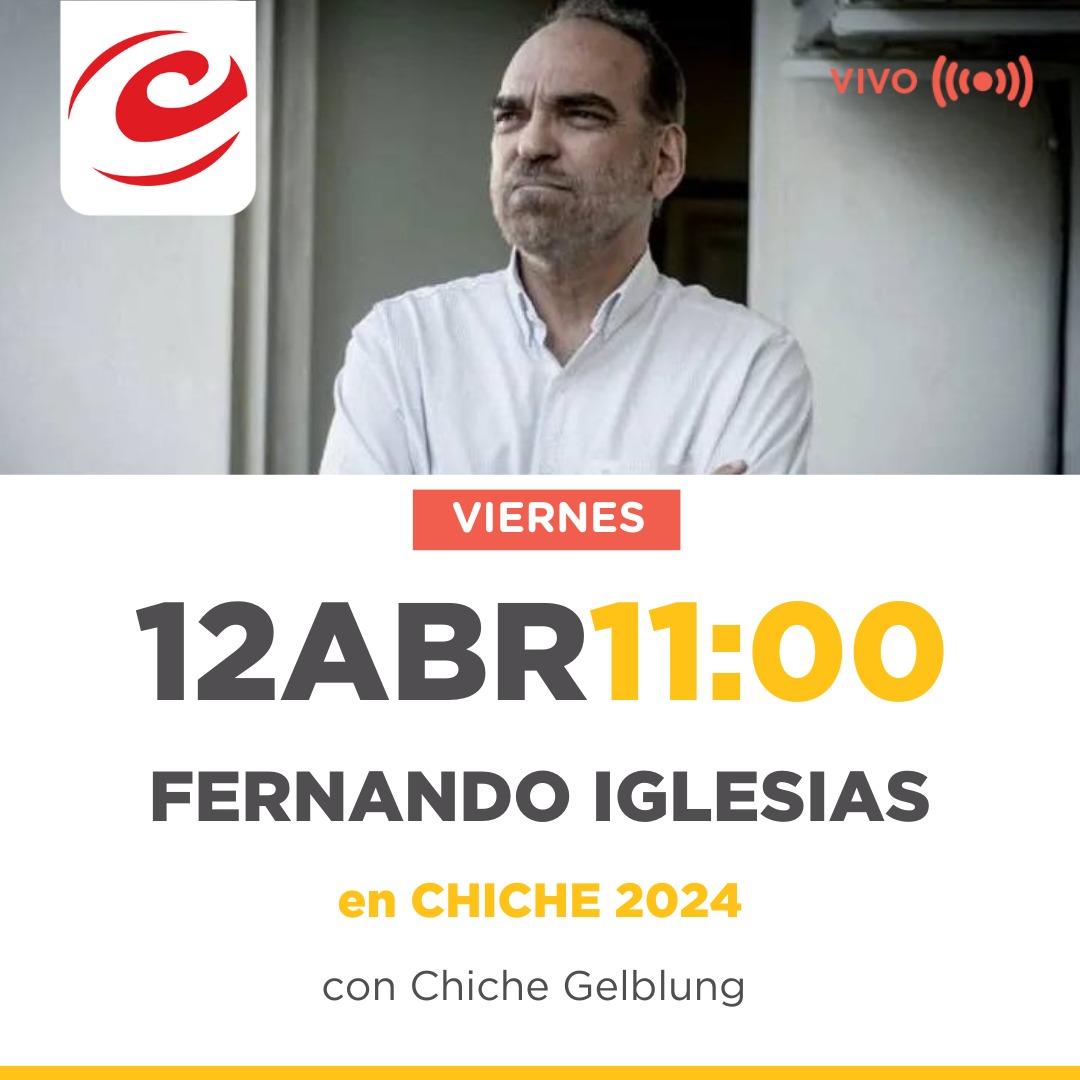 Hoy a las 11hs voy a estar en #Chiche2024 con Chiche Gelblung hablando de temas de actualidad.
Por @CronicaTV