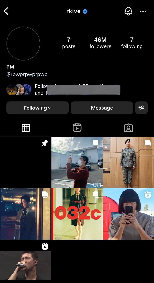 guys… what do you mean namjoon has only 7 posts now ??? 😭😭😭