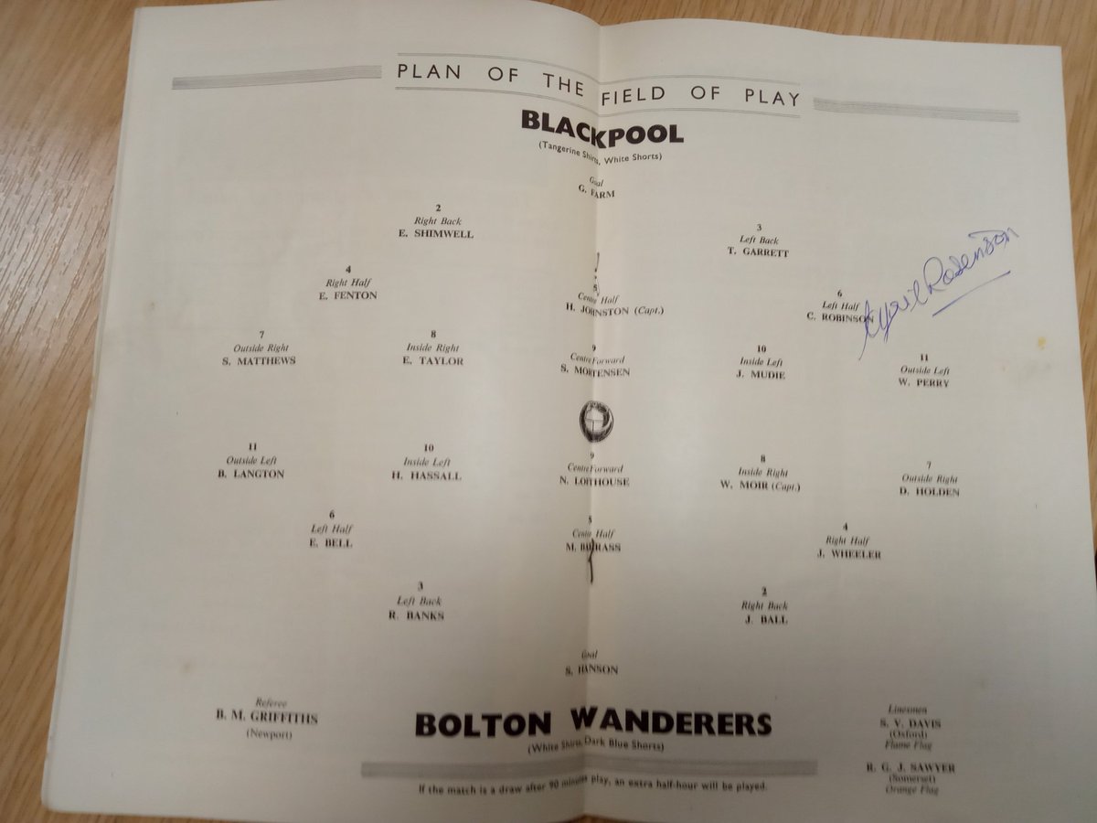 Look what turned up in the recruitment/analysis office...piece of @BlackpoolFC DH our pre academy manager just received off collector #seasiders #blackpool #blackpoolfc 🍊 ⚽ #UTMP