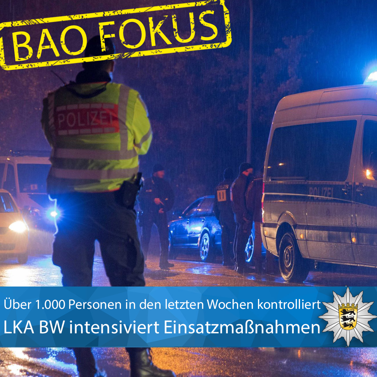 #BAOFOKUS - Bereits 64 Personen in Haft ⚠️ Seit Februar haben wir unsere Einsatzmaßnahmen gegen die beiden rivalisierenden Gruppen rund um Stuttgart weiter intensiviert. Schwerpunkt sind großangelegte Brennpunkteinsätze. Zur PM ▶️ t1p.de/l6l78 Euer #LKABW