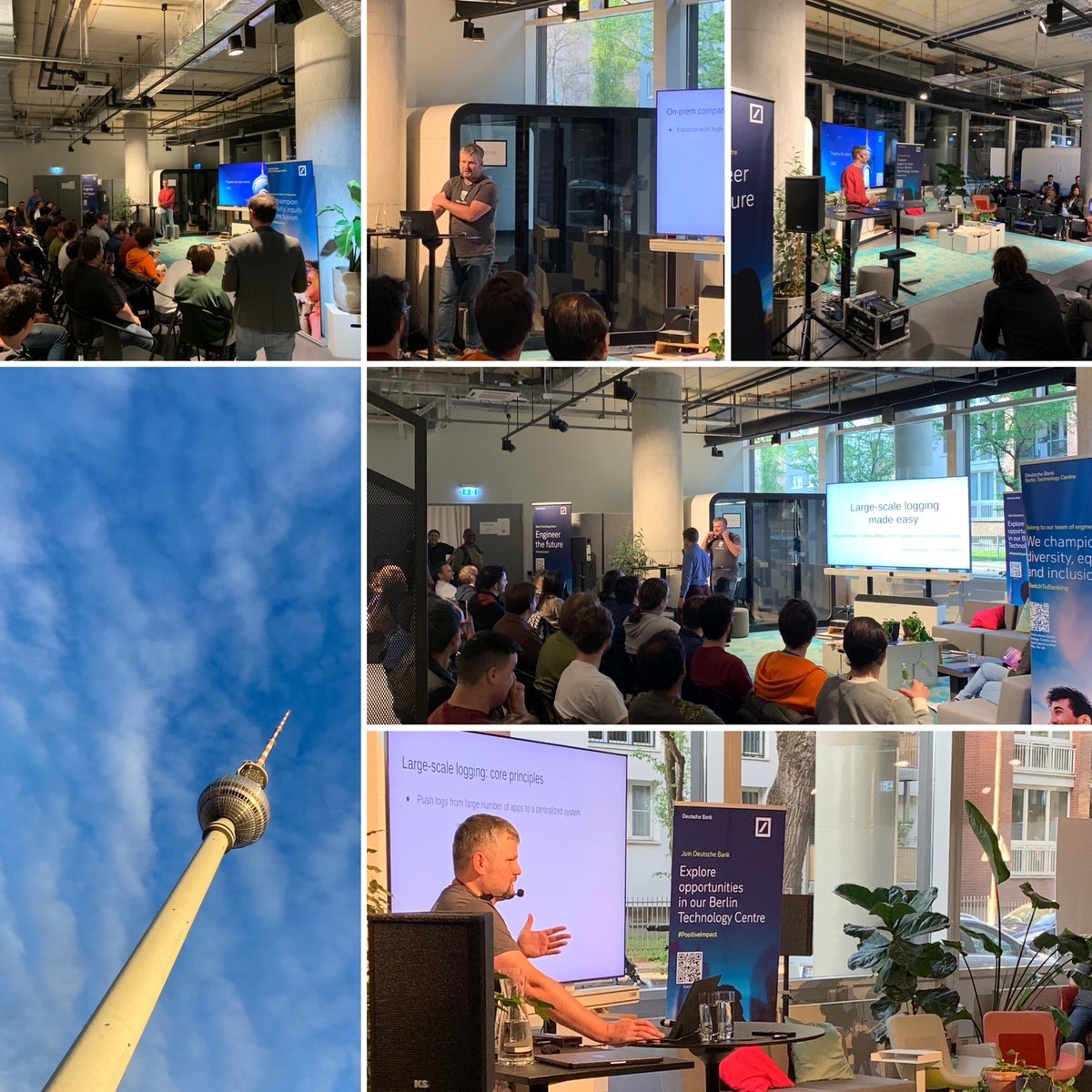 Our first meet up in Berlin 😎 Thanks to everyone who signed up & attended - and to the team from the Deutsche Bank Technology Centre for having us! We'll be sharing the slides in a separate post. victoriametrics.com/products/victo… #meetups #monitoring #observability #community