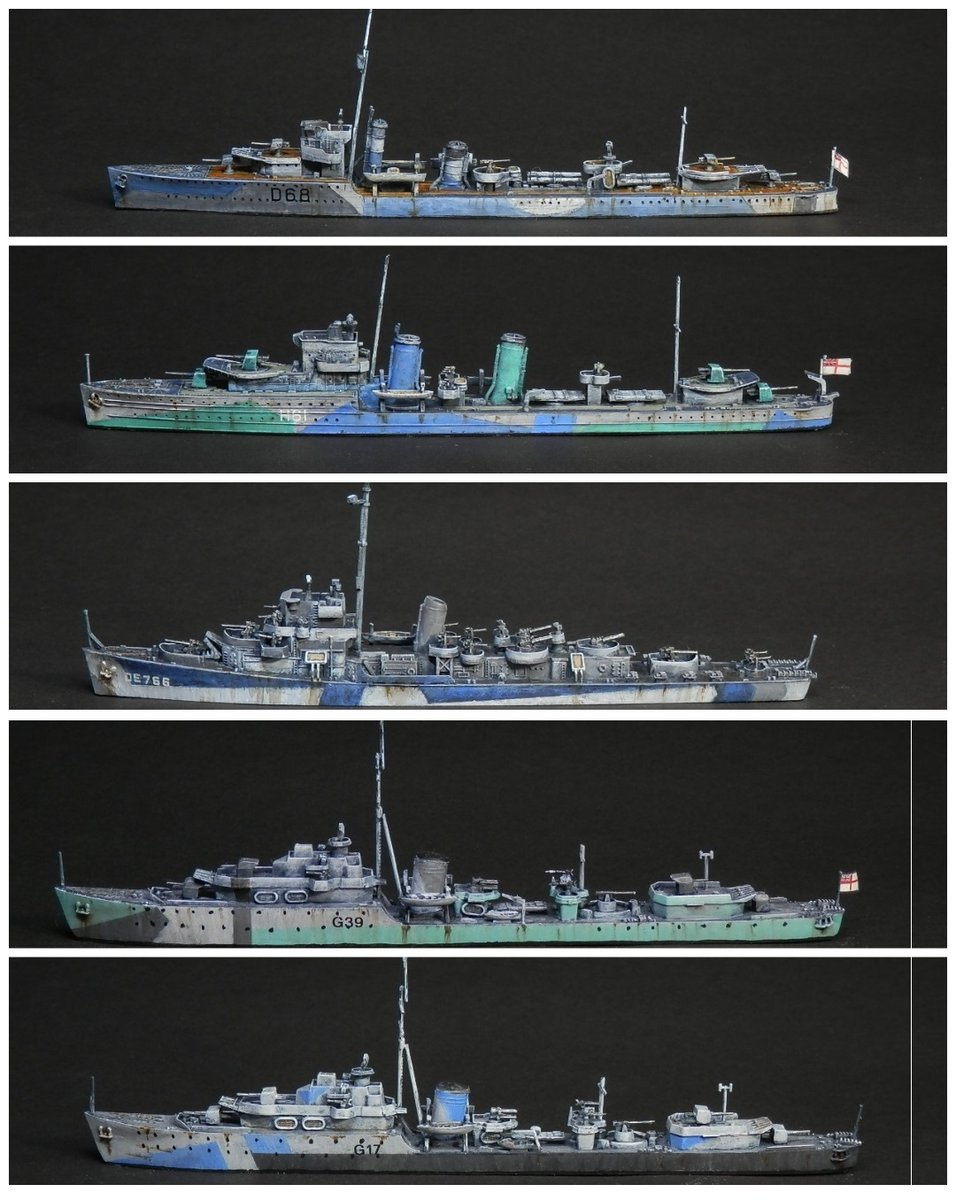 #艦船モデラー集まれ
迷彩駆逐艦ばかり作っています
#水100塗装