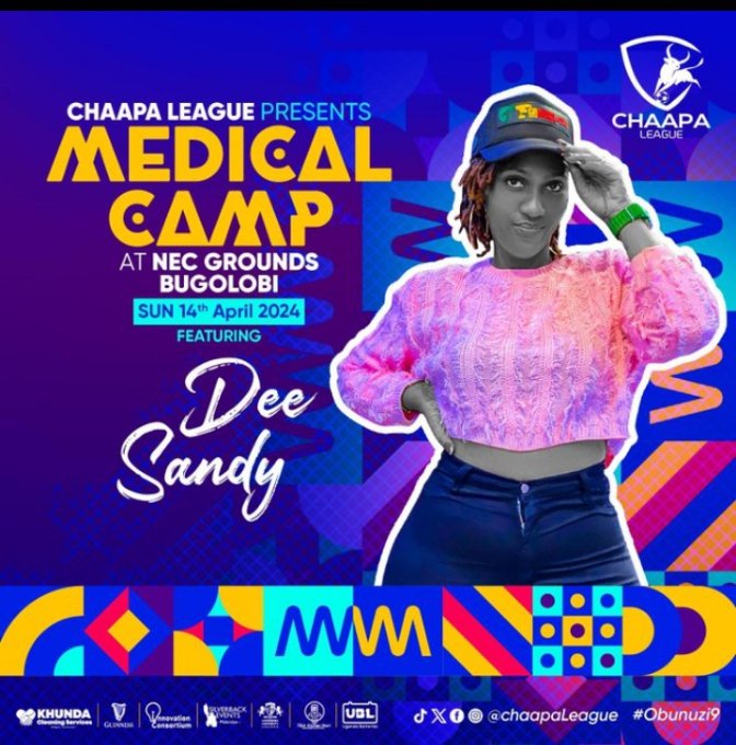 Special guest appearance this Sunday at the #medicalcamp will be @DeeSandy20 .
#goodhealth
#obunuzi9

Guys remember to stay in the camp cc @KejeJacob and #bylon😁