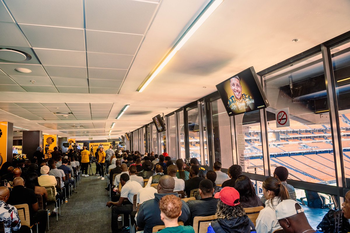 Luke Fleurs' Memorial Service at FNB Stadium Special thanks to the guests and members of the media who were present to show their support. #Amakhosi4Life #RIPLukeFleurs