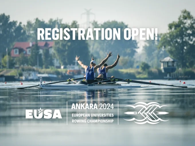EUSA Rowing (@eusarowing) on Twitter photo 🚣♀️Do not miss out!
🔛The registrations for this year’s EUSA Rowing Championship are ongoing, with the first important deadline set to 30th of April. 
Did you already registered❓
More info: eusa.eu/registrations-… 🚣♀️Do not miss out!
🔛The registrations for this year’s EUSA Rowing Championship are ongoing, with the first important deadline set to 30th of April. 
Did you already registered❓
More info: eusa.eu/registrations-…