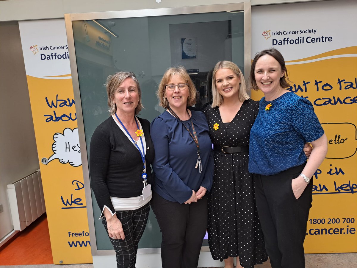 Delighted to welcome new @IrishCancerSoc cancer nurses Valerie and Laura to the Daffodil Centre @CancerCentreIre. We look forward to more great collaborations and initiatives for staff and service users. @Cathiggins7 @AmyNolanDublin
