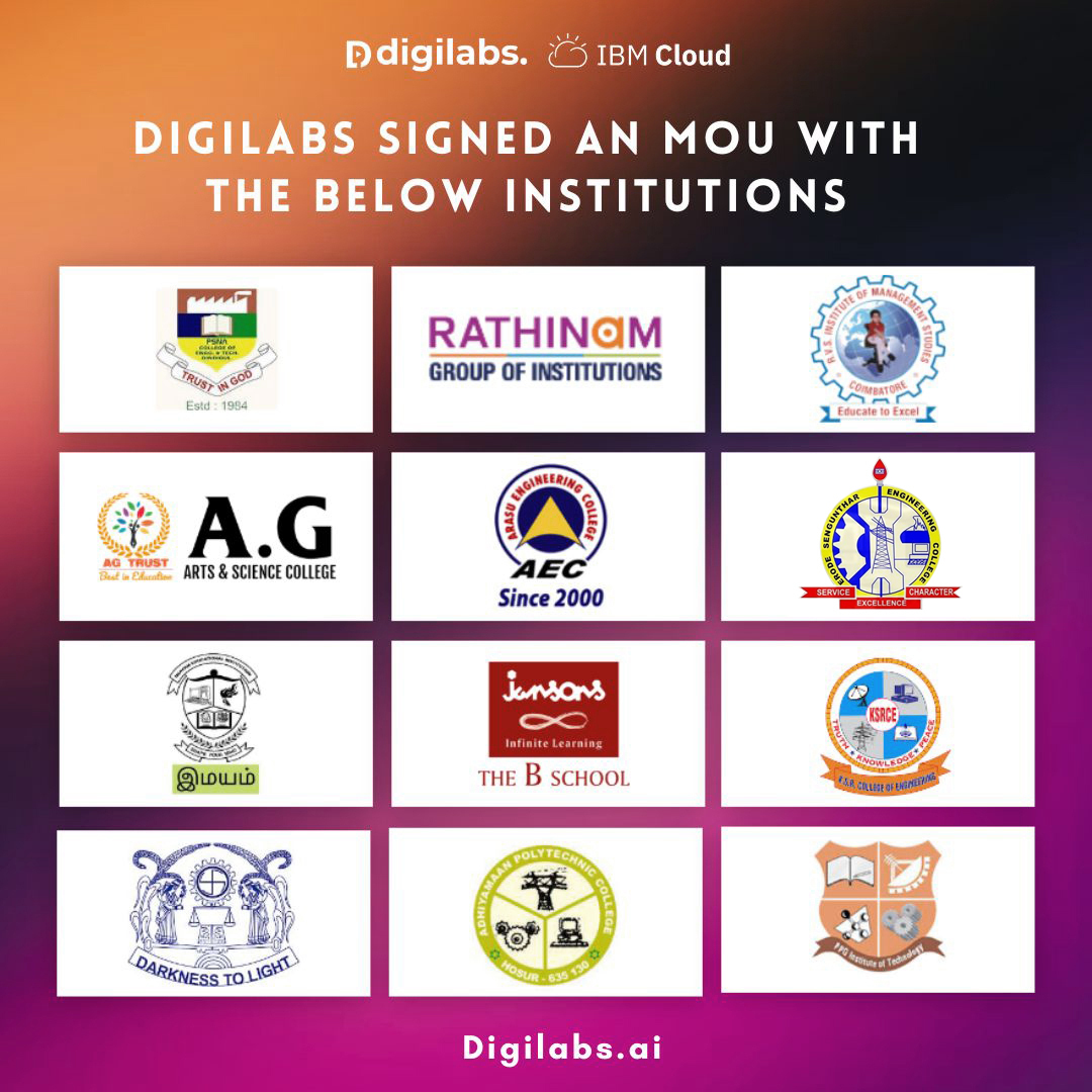 Star_Systems_'s tweet image. @IBMCloud – @DigiLabs_, has recently signed an MOU with prestigious institutions across Tamil Nadu.

Together, we&apos;re committed to nurturing the next generation of India&apos;s tech talent and empowering them to thrive in the ever-evolving digital landscape.

#Digilabs #Education #MOU