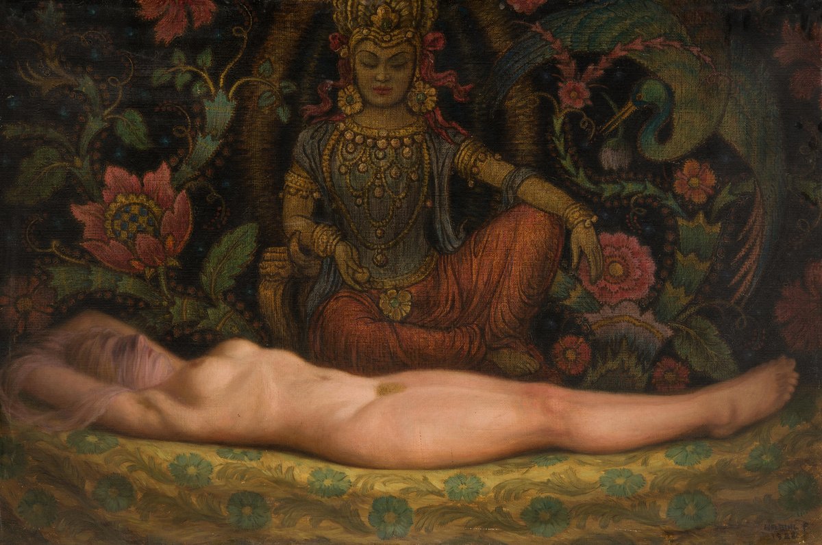 'Sleeping Venus', Ferenc Helbing (25 December 1870 – 28 January 1958), Hungarian