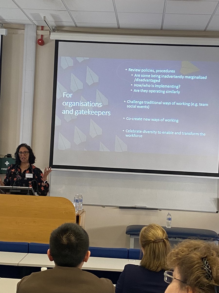 Celebrating diversity in organisations and research. Fantastic and inspiring keynote from @gitaramdharry #PRS2024 on the need to go-create new ways of working. Good work started to understand barriers and promote inclusive spaces, but more work needed to ensure diversity!