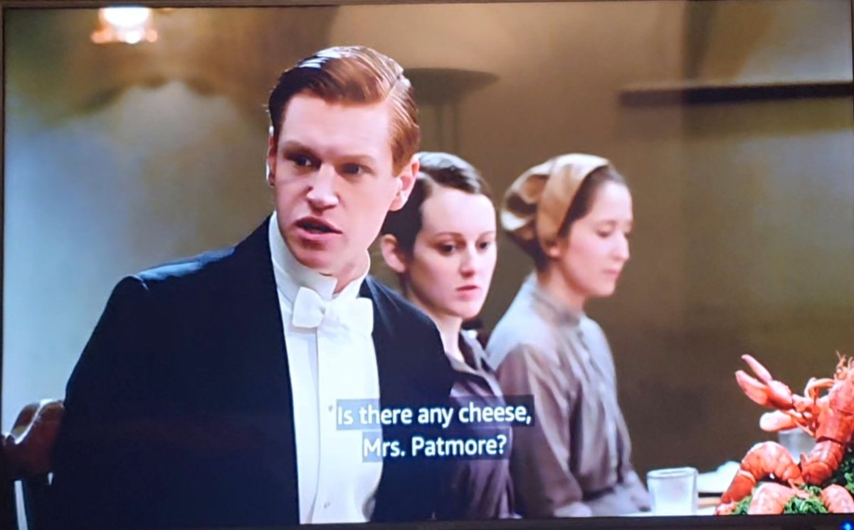 Cheese on Downton Abbey