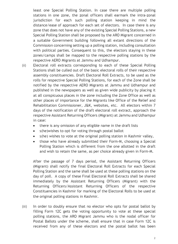 ANI's tweet photo. To facilitate voting by Kashmiri migrants in the General Elections 2024, the Election Commission of India (ECI) has abolished the procedure of filling Form-M for the displaced people from valley who are residing in Jammu and Udhampur. Additionally, for the migrants residing outside Jammu and Udhampur (who will continue to submit Form M), ECI has authorized the self-attestation of the certificate appended with Form-M, thus removing the hassle of getting this certificate attested by the Gazetted Officer.