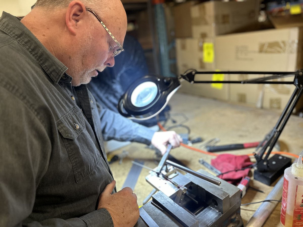 ScorpionSecure's tweet photo. Meet Gary! Our Senior Mechanical Engineer, with us longer than anyone else! He's worked with CEO Pete Gulick for 20 years, joining Scorpion in 2008. Gary's pivotal in Engineering, known for his dedication &amp; problem-solving skills. Lucky to have you! Thanks for all you do! 🛠🛡 https://t.co/y6a2ZzS4k7