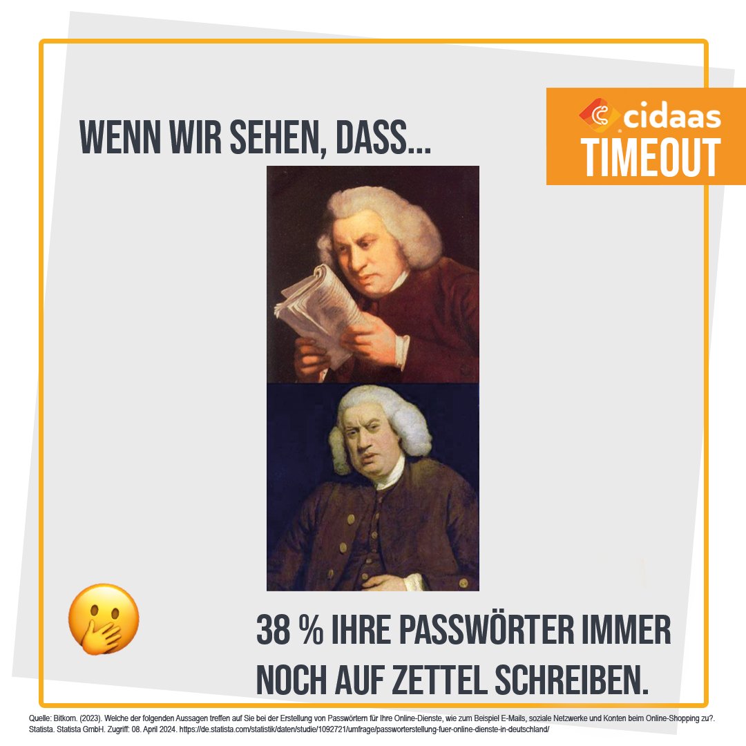 Wir sind schon lange Team #tschüsspasswort 👋🏽 und setzen auf passwortlose Log-In Möglichkeiten. Dazu bieten wir eine 2-Faktor Authentifizierung und schützen so Eure Daten. 🔒  
 
Klingt gut? Dann werde Teil von #tschüsspasswort! 🫱🏽‍🫲🏾  eu1.hubs.ly/H08xrCR0 
 
#cidaas #ciam