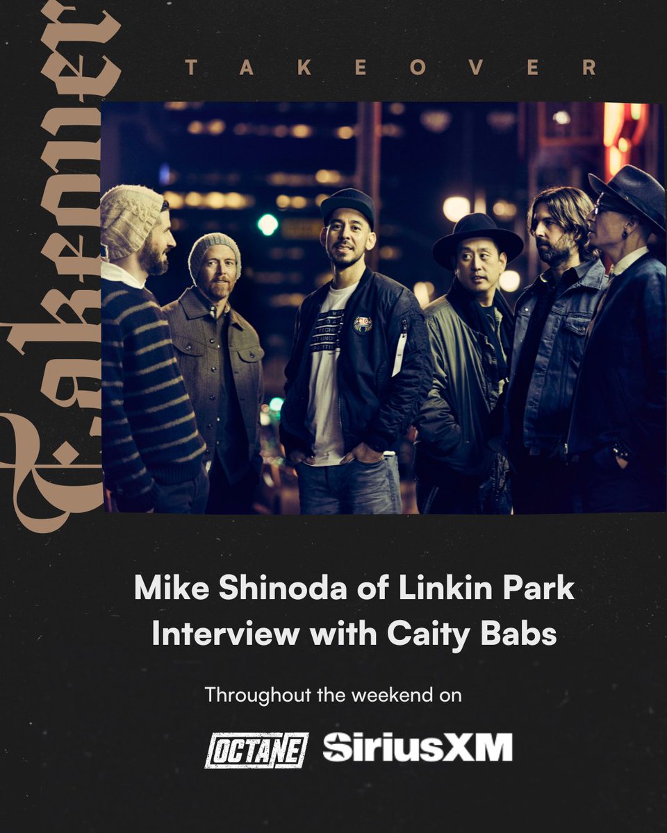 Papercuts (Singles Collection 2000 - 2023) is out now! Hear @CiBabs interview @mikeshinoda of @linkinpark plus songs from their career all weekend on @SIRIUSXM Octane!