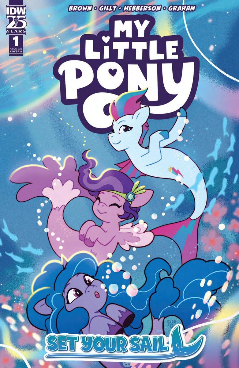 My Little Pony: Set Your Sail #1 preview. Set your sail for the Seven Seas because the Seaponies are swimming into comics for the first time ever! #comics #comicbooks #mylittlepony #mlp graphicpolicy.com/2024/04/12/pre…