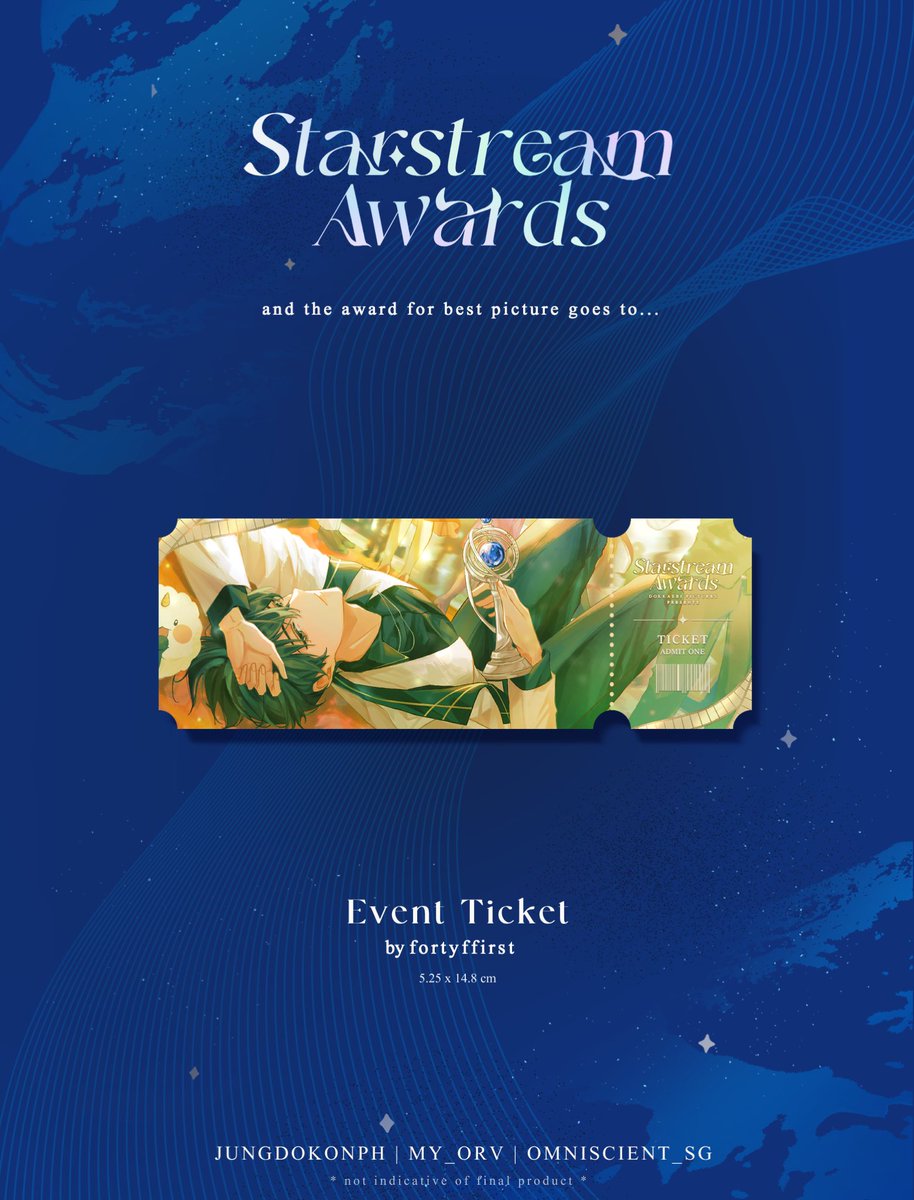 Get your golden opportunity to the event of the stars with Kim Dokja and @fortyffirst 's ticket 🎟️ !

Pre-orders still ongoing for RSVP & Mail Order until 28th April.

#SSAJ_2024 #SSAWARDS_2024 #SSAJ_MY