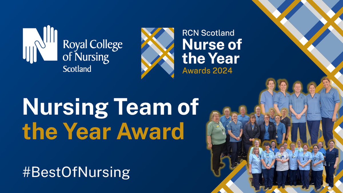 Our finalists in this category show that great nursing is often delivered in teams and in close partnership with multidisciplinary colleagues – or even patients or stakeholders bit.ly/478X5ei @NHSForthValley @JubileeHospital @NHSGGC @PSOSGreaterGlas