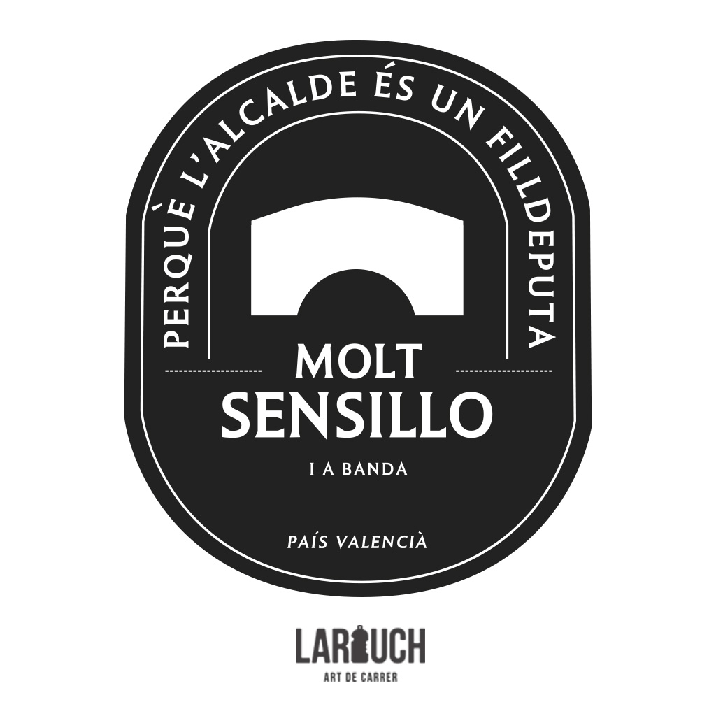Larouchart's tweet photo. Somriu, és fàcil per què és divendres i per què tot és molt sensillo. #Larouch #MoltSensillo #FillDePuta https://t.co/xYOx3bKIfu