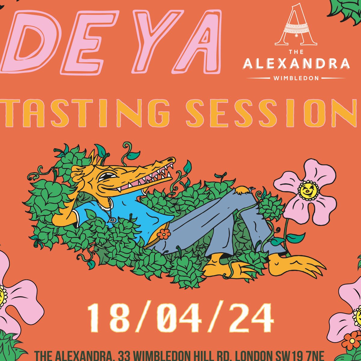 Our new pals @deyabrewery are organising a sampling event on Thursday 18th April. So come down from 6:30pm and meet to Deya gang and try their poptastic session ale Magazine Cover 🫧🍻 #deya #beertasting #samples #thirstythursday #aleseason #londonevents #wimbledonpubs