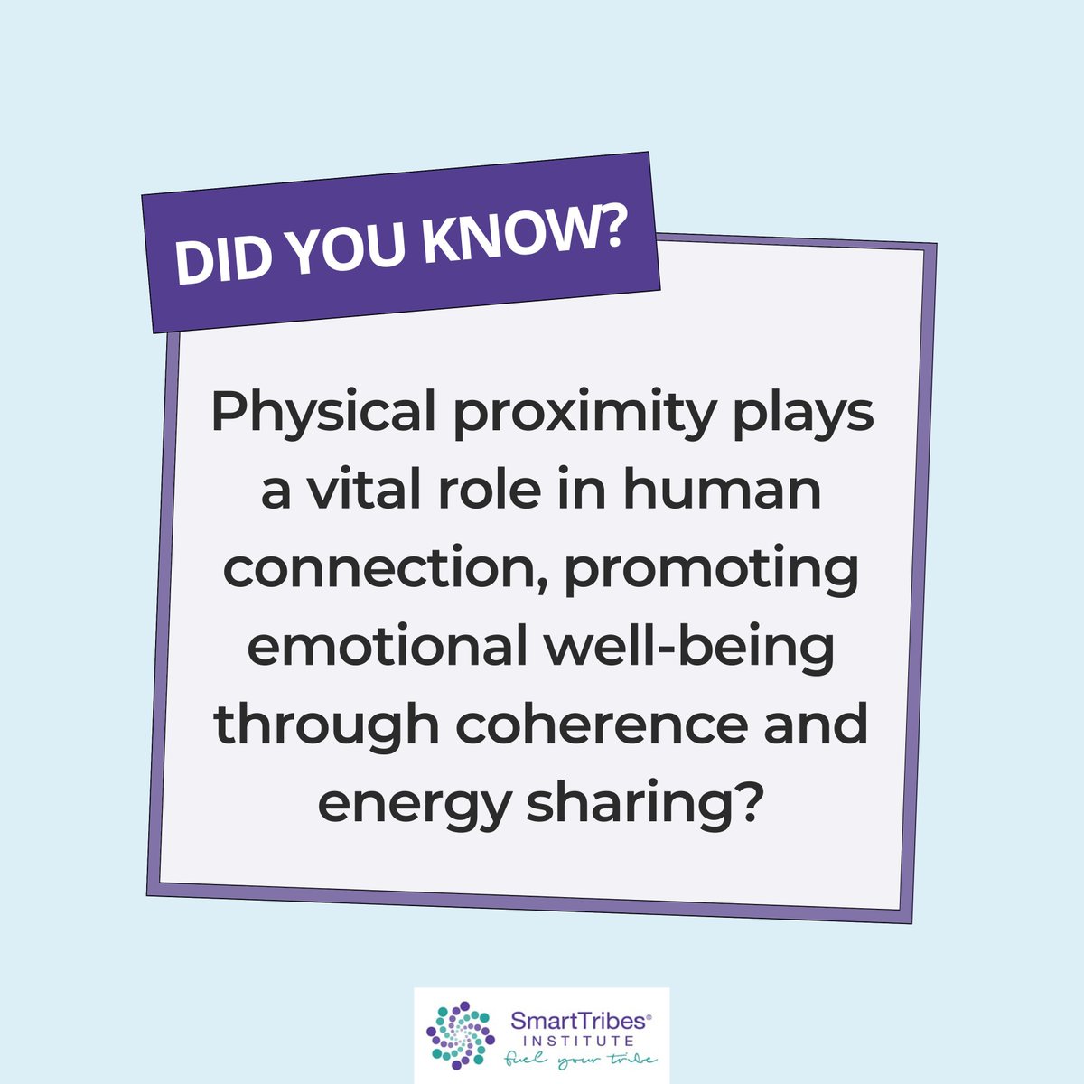 Experience the transformative power of physical closeness on emotional well-being. Join us in exploring the magic of human connection. Connect with us and discover the benefits of proximity for your soul. Click here to join us: buff.ly/3UkTV3P #Connection #WellBeing