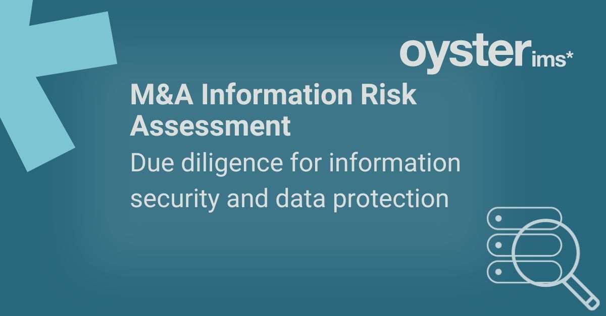 The proven due diligence assessment for information security and data protection. Information is universally accepted as one of the most valuable and important assets of any business. So this is a key consideration in any #M&A transaction. buff.ly/3PTGtkw