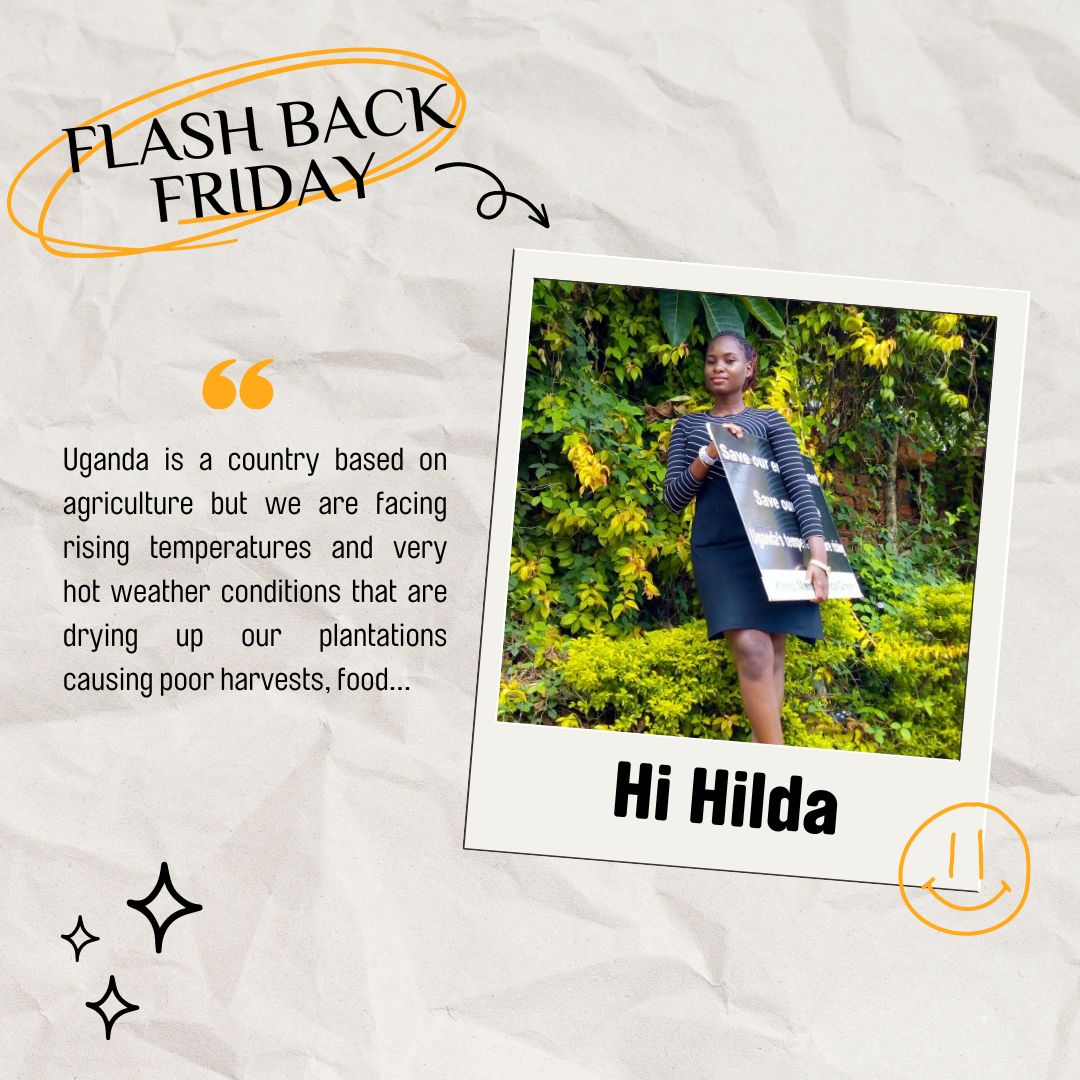 #FlashbackFriday Blog 📢Wake up call 📢 🌍We are facing a climate emergency... The only way to protect our generation's future is by standing up and speaking out. 🌱 Read why @NakabuyeHildaF chose to start @Fridays4FutureU Check out her story: 🔗 bitly.ws/3hTUW