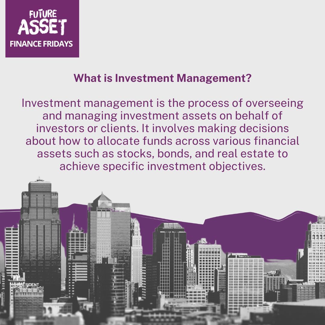 📈 What is investment management? Investment managers allocate funds from stocks to bonds to real estate to achieve specific goals. Would you like to learn about assets next? 💼💰 #InvestmentManagement #IAmAnAsset #BudgeUpDave #financefridays