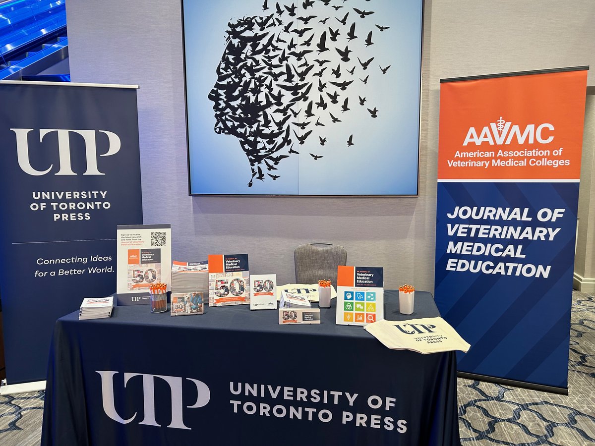 We’re here in Washington for #AAVMCCatalyze24! Come and see us near registration to learn how to submit your research and pick up some @JVME_AAVMC 50th anniversary swag! @AAVMC @utpjournals #AAVMC #vetmed #Catalyze24 #AAVMC #vetmed #vetmedconference #veterinarymedicine