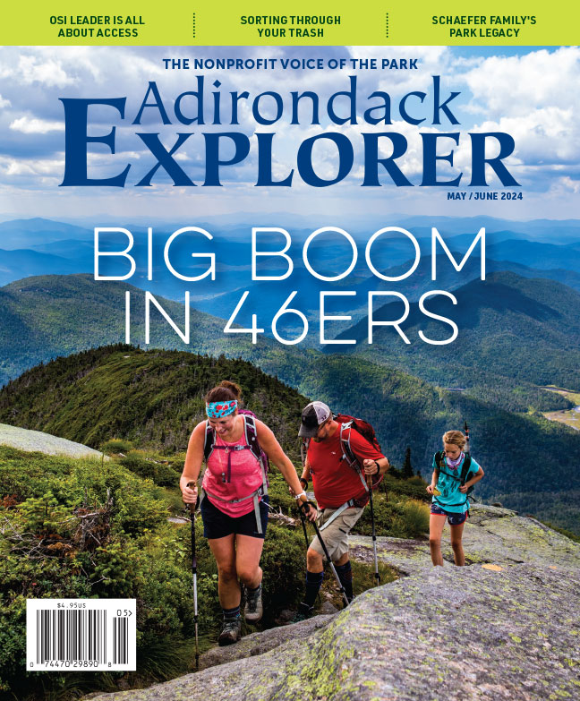 We've wrapped up the May/June issue of Adirondack Explorer magazine! Subscribe by April 22 (Earth Day!) to start your subscription with this issue. adirondackexplorer.org/subscribe
