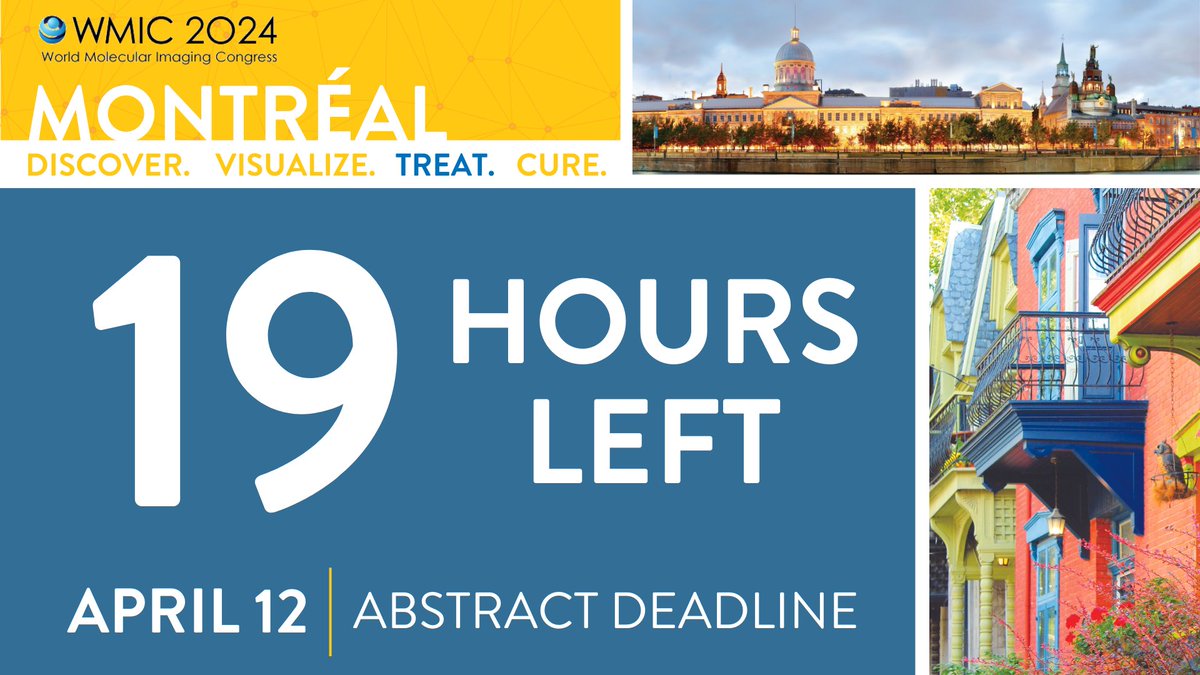 🚨 Final hours to submit #WMIC2024 abstracts! Submit your abstract NOW to reserve your spot and get ready to 'Discover. Visualize. Treat. Cure.' in Montréal this September. Abstract guidelines: wmis.org/abstract-guide… Submit: xcdsystem.com/wmis/abstract/…