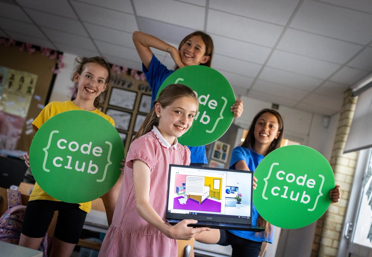 Join the free 'Learn to Code with Code Club' programme to boost your confidence and knowledge! With 6 engaging class codealongs and 2 online teacher workshops, learn how you can bring more coding to your school: hwb.gov.wales/events/175d9a6…