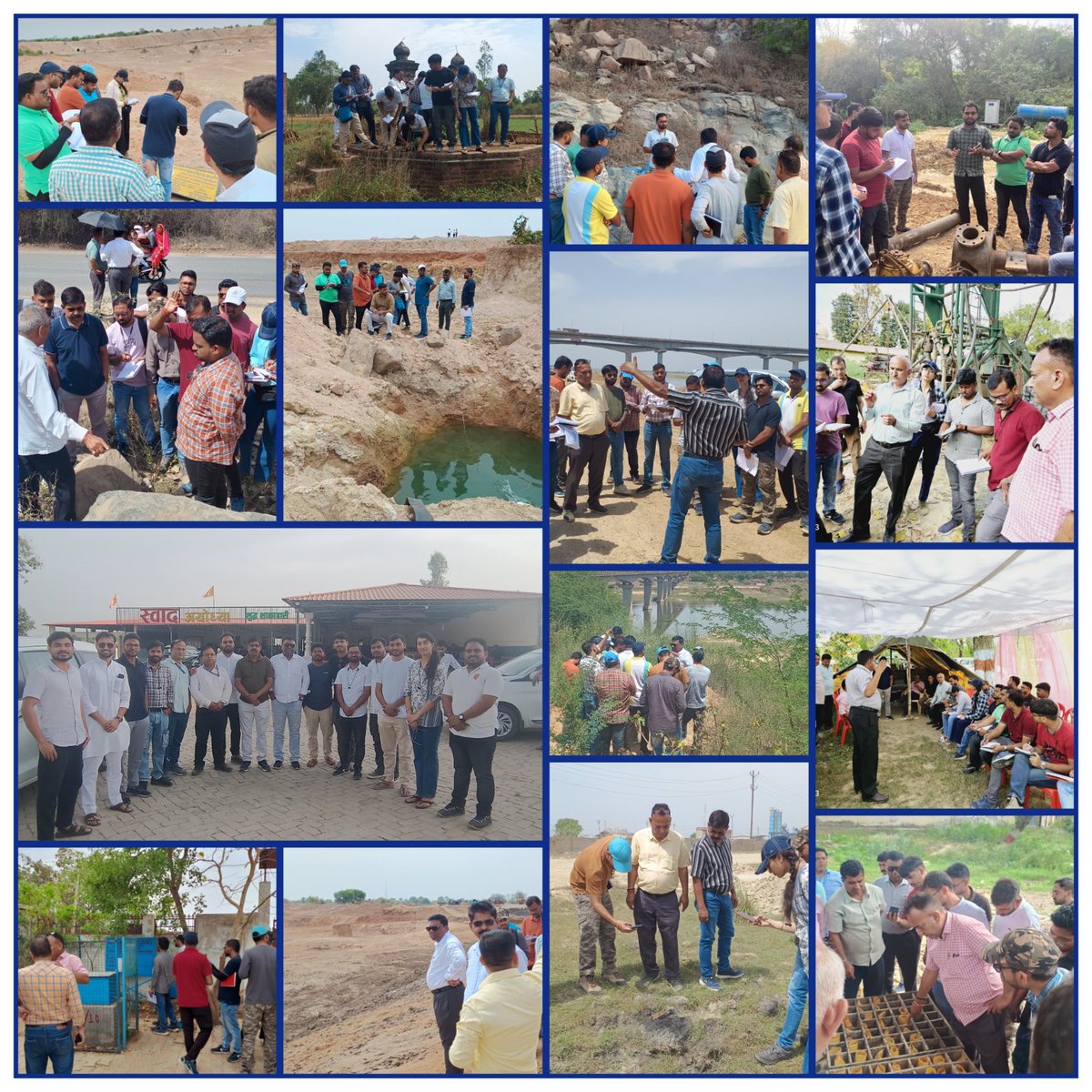 CGWB, NR, Lucknow organized lectures, field demonstrations on various activities of CGWB and NABL Chemical Lab visit to the ILTC Trainees Batch 2023-24 during their tour visit to Uttar Pradesh. @DoWRRDGR_MoJS