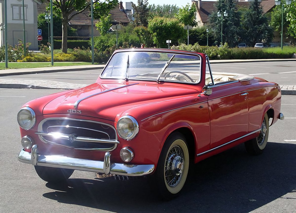 #FrenchCarFriday #Frenchcar 🇨🇵🤩
07 . Peugeot 403 Cabriolet. 1956/60