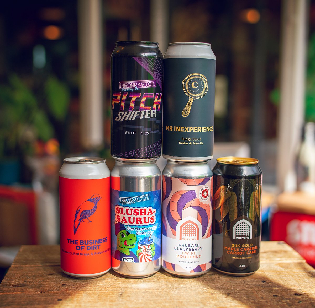 New sours and stouts from <a href="/PomonaIsland/">Pomona Island</a>, <a href="/neonraptorbrew/">Neon Raptor Brewing Co.</a> and @vaultcitybrew. It's sunny!
🌞😎✌️🍻
shop.hopsandcrafts.co.uk/collections/ne…