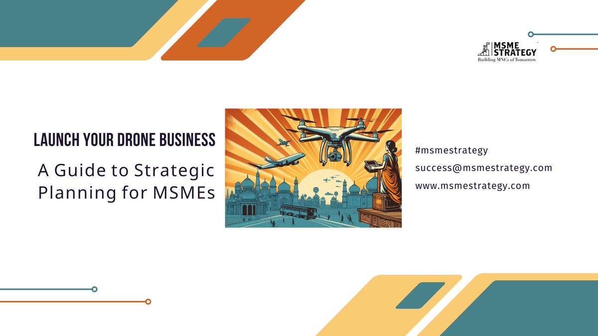 Indian Drone MSMEs: Strategic Planning for Takeoff! 
linkedin.com/pulse/launch-y…
#MSMEStrategy #DroneTech #IndianStartups