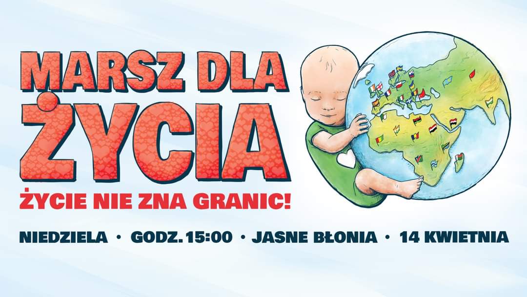 👶14 kwietnia przyjdź na Jasne Błonia i zróbmy razem hałas dla obrony życia‼️
RT👇👇
*****
#ŻycieNieZnaGranic #JasneBłonia #Szczecin #MarszDlaŻycia #TakDlaŻycia #ZaŻyciem #ProLife #StopAborcji #Aborcja
#PiS @pisorgpl @ProLifeBMS