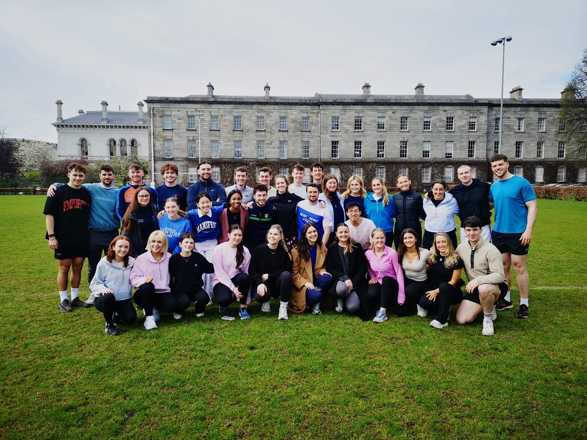 PtTcd's tweet photo. An invigorating pitch-based practical session with @pdkirwan to end teaching with our final year @PtTcd students! We will miss this brilliant bunch who are nearly over the line! @TrinityMed1 #ThisIsTrinityMed https://t.co/JNx2khvRCw