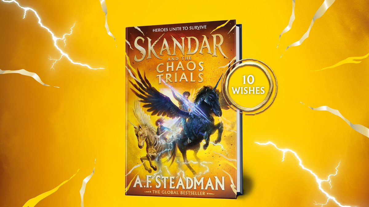 Can’t wait to read Skandar and the Chaos Trials? You might be in luck! On 16th April @simonkids_UK will grant 10 @Netgalley_UK wishes to 10 lucky readers! netgalley.co.uk/catalog/book/3… UK & Ireland only. All wishes randomly allocated by Netgalley. Submit your wish before midday 16/4