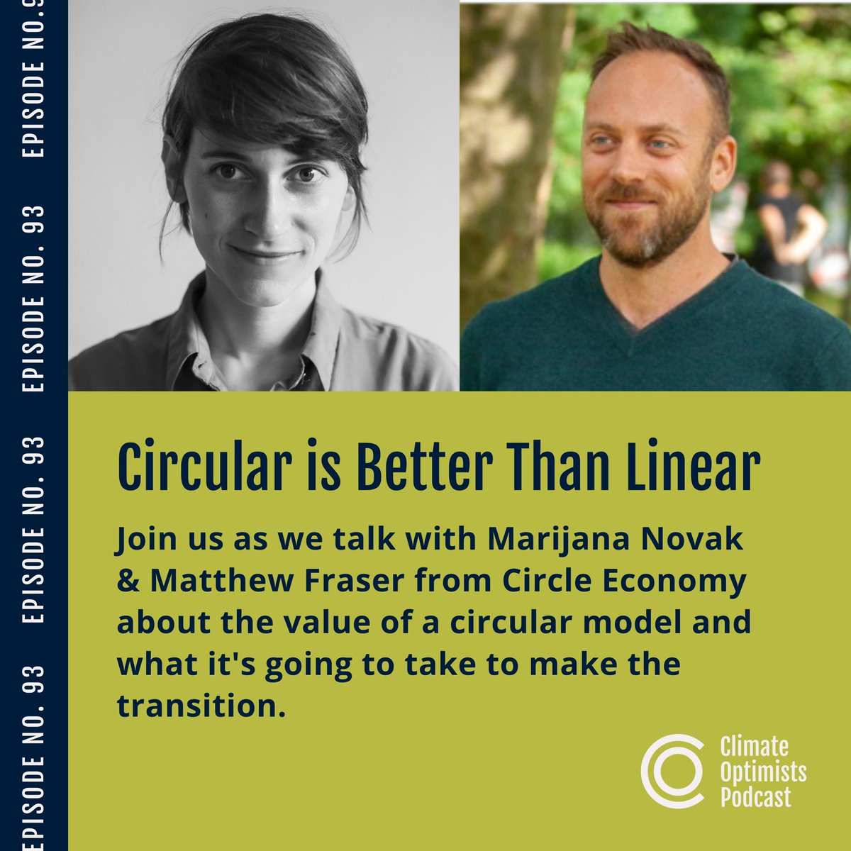 Our Circularity Gap Reporting Initiative leaders were interviewed by @climate_pod! Listen to this episode on your favourite podcast platform: 🔗Climate Optimists: climateoptimists.co/episodes/circu… 🔗Apple Podcasts: podcasts.apple.com/us/podcast/cli… 🔗Spotify: open.spotify.com/show/56IUDDOWL…