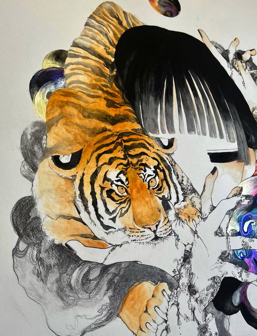 「tiger」 illustration images(Latest)｜2pages