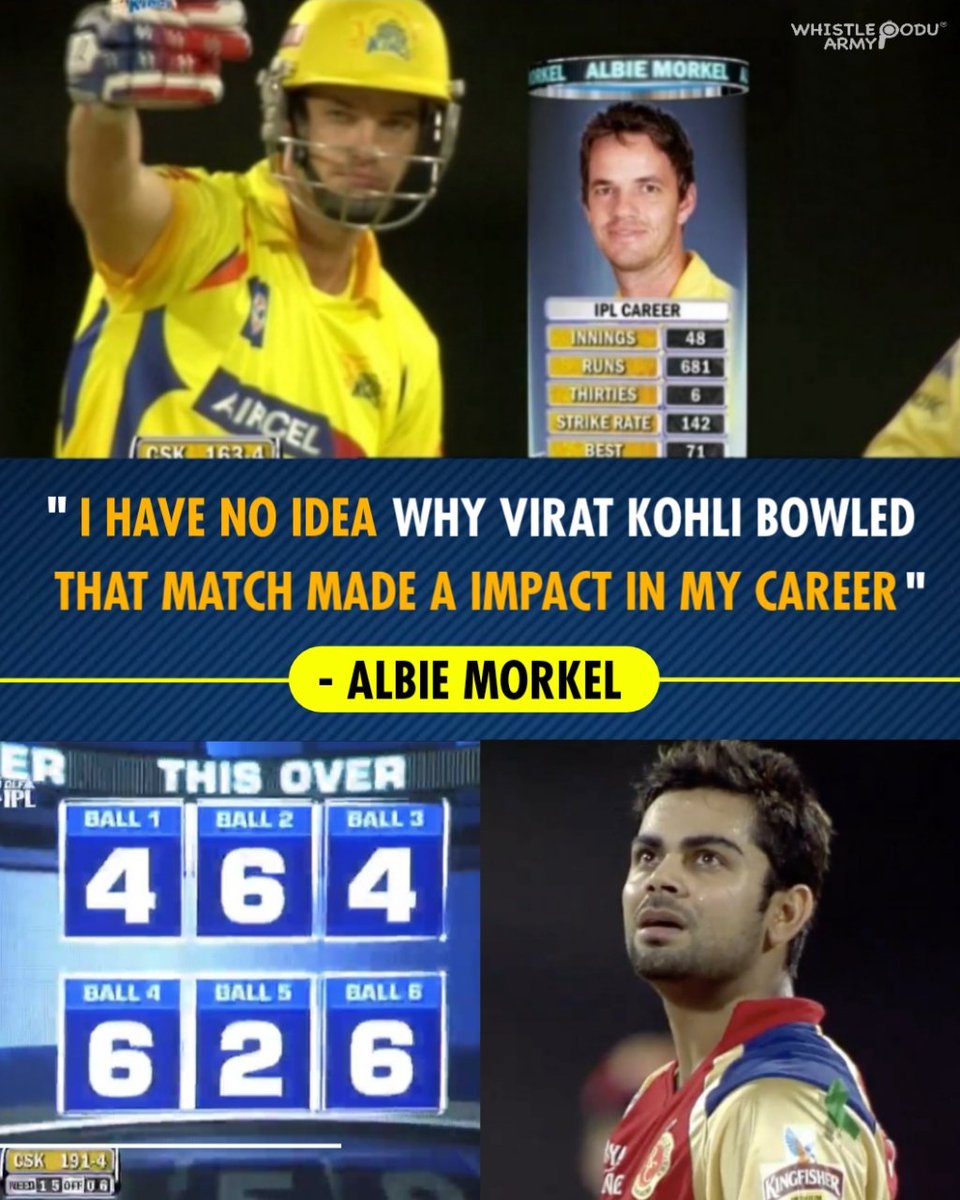 Remember this one from Albie Awesome Morkel ? @albiemorkel @ChennaiIPL #AlbieMorkel #CSK #WhistkePodu 📷 BCCI / IPL
