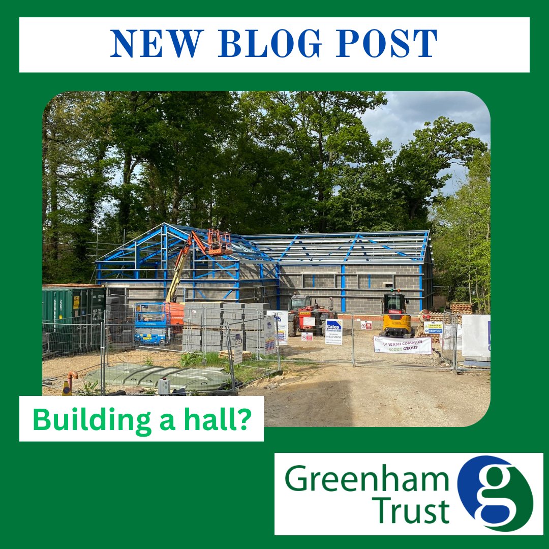 We've visited a lot of village halls recently looking to upgrade or rebuild. Check out our latest blog with hints, tips and food for thought! greenhamtrust.com/building-a-vil…