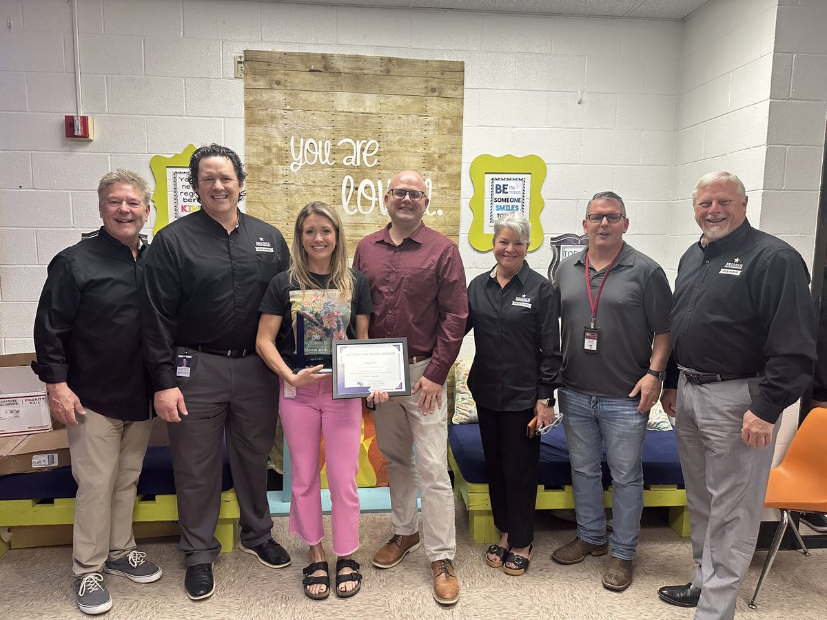 Congratulations to Abby Jones, elementary counselor at @ThorndaleISD ! She is our April @region13 Star of the Month!!