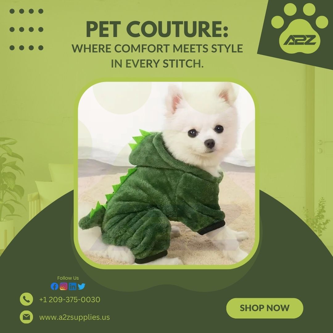 Pet Couture: Where Comfort Meets Style in Every Stitch.
.
.
.
.
#a2zsupplies #petcare #ShopNow #twitterpost #twittermarketing #twitterpage #twitterclaret.