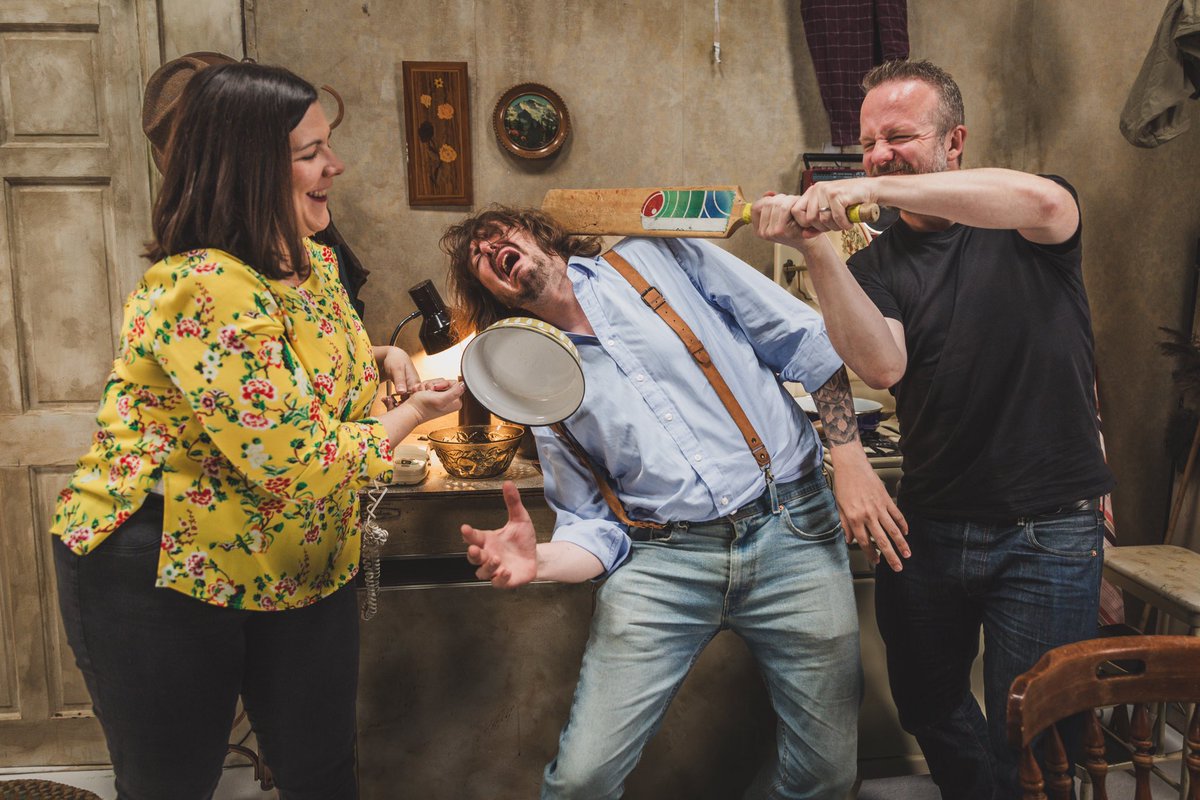 You ever watch a doc about your favourite show and wonder why people who didn’t even work on that show are on it talking bollocks? Anyway check out these pics from behind the scenes on the set of Bottom: Exposed. Out Thursday 18th April, 9pm on <a href="/goldchannel/">U&GOLD</a>