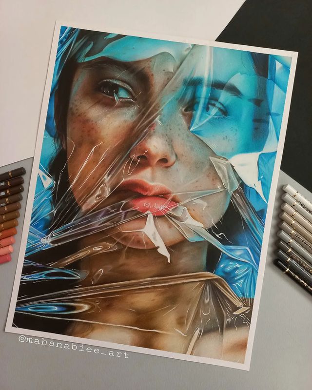 Artist: mahanabiee_art (IG)

Arya Artist's Pencil × Polychrome on Fabriano Cardboard