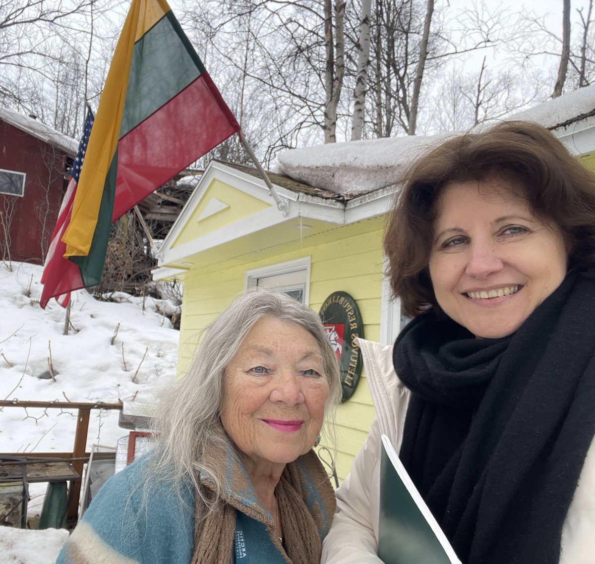 While in Anchorage, Alaska, one of must-to-do and enjoy thing is to meet local Lithuanian community. Thank you Svaja Vansauskas Worthington our Honorary Consul for making it happen and for keeping Lithuanian spirit strong and present #Alaska @LTembassyUS