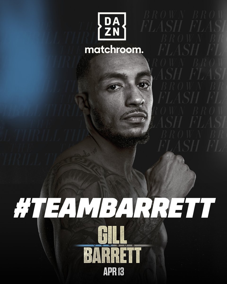 A crossroads fight, who moves one step forward? 👀 #GillBarrett | April 13 | Live on DAZN