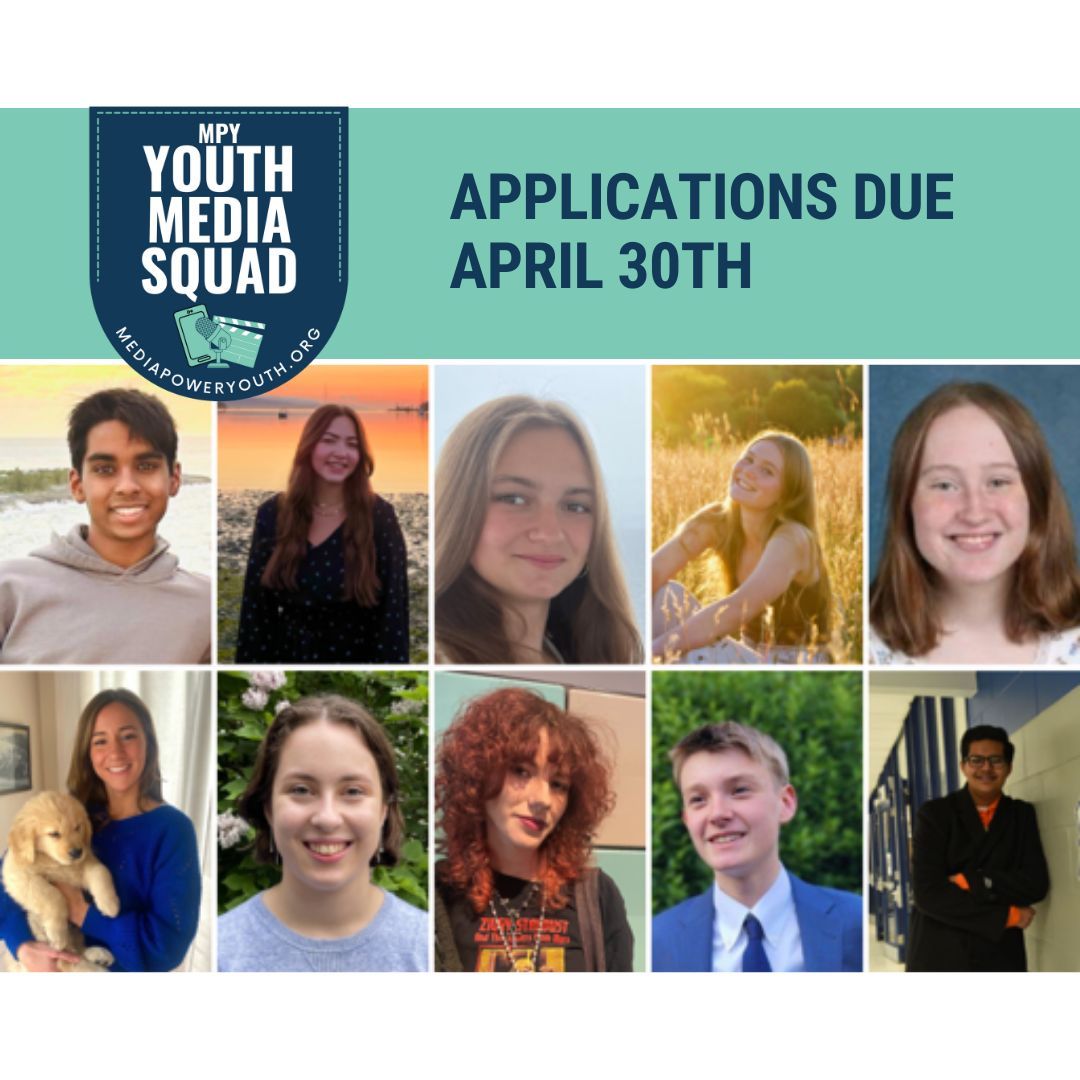 Did you know our Youth Media Squad is open to high school students from anywhere in the country? 🇺🇸 The application deadline is approaching fast - don’t forget to get your materials in by April 30th! Learn more and apply here: buff.ly/3U3LDNj